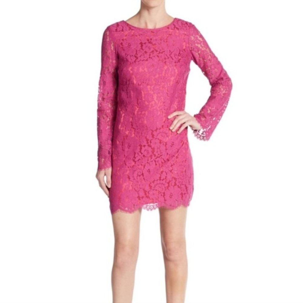 Alexia Admor Pink Lace Dress